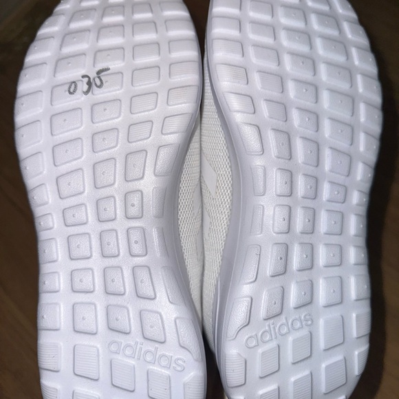 adidas women’s  Off-White Mesh Athletic Sneakers - Picture 5 of 7